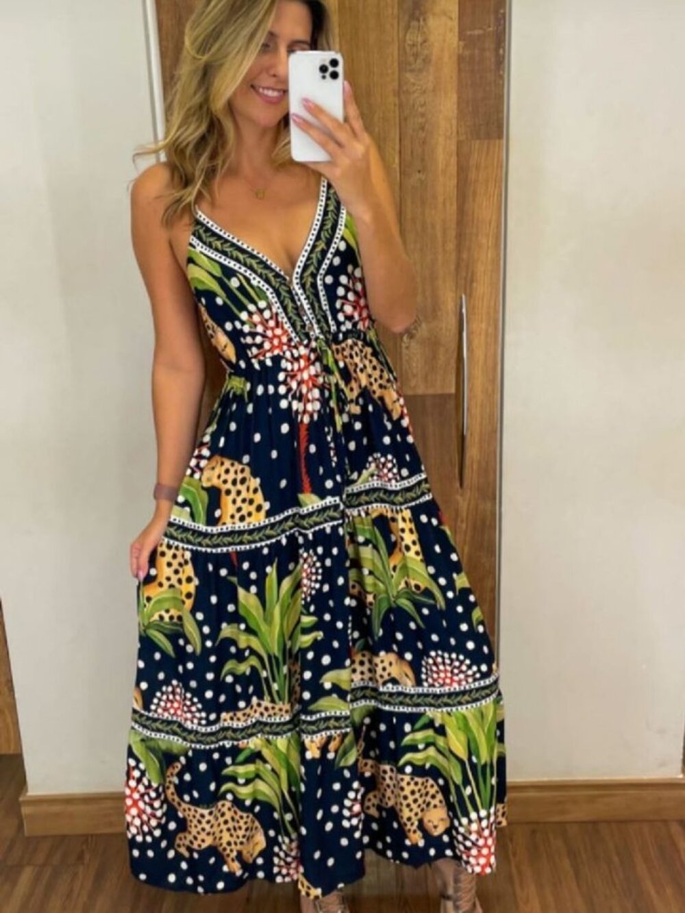 FARM Rio Garden of Life Maxi Dress NWT sz Small - Brazil Line Exclusive!!!! - Picture 2 of 8